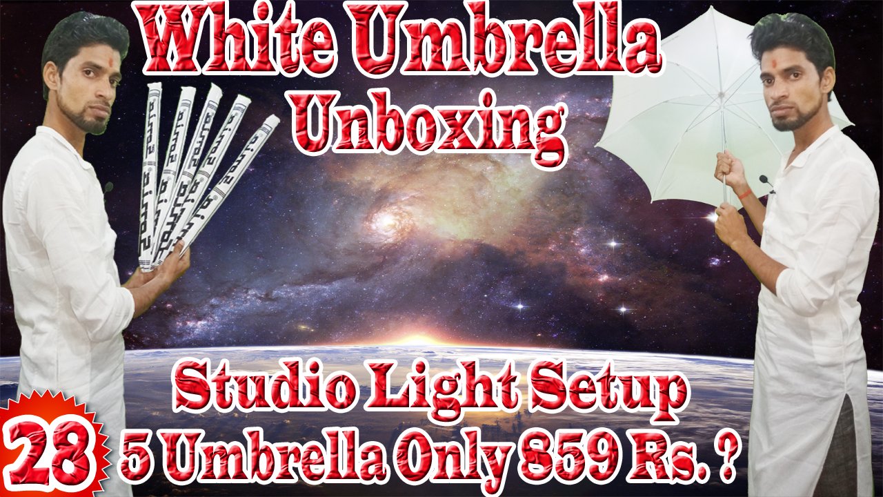 White Umbrella Unboxing